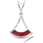 Les Tr&eacute;sors De Lily [P8019] &ndash; h&otilde;bedane ripats 'Boho' h&otilde;bepunane (roodiumiga kaetud) - 15x15 mm punane