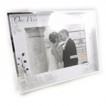 Les Tr&eacute;sors De Lily [H4659] - Cadre Photo 'Romance' Argent&eacute;- Photo 13x18 cm valge