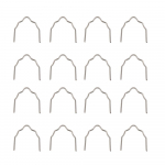 Universaalsed 100 tk/komplekt eell&otilde;igatud 0,6&ndash;0,8 mm kuumalainelised lamedad klambrid plastist klammerdaja paranduskeevitusseadmele Wave line staples