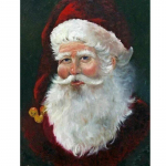 5D teemantmaaling J&otilde;uluvana t&auml;isring puur J&otilde;ulukaunistused Ristpistes 20X30CM