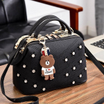 SCIONE k&auml;ekott Flower Fashion k&auml;ekott Crossbody &Otilde;lakott must