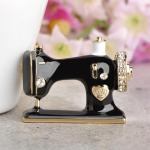 Blucome Enamel Esmalte &otilde;mblusmasina kujuga pross kullav&auml;rvi vintage pulmariided aksessuaarid naistele prossid unikaalsed hidžaabist n&ouml;&ouml;pn&otilde;elad must