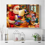 5D teemantmaaling Talvine maja seinakunst T&auml;isruudu puur Teemanttikandid Soodusm&uuml;&uuml;k Maastiku DIY k&auml;sitsi valmistatud kingitus Full Round (20X30CM)