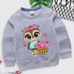 Armas multikas &ouml;&ouml;kulli mustriga kampsun poistele, t&uuml;drukutele, lastele, s&uuml;gistalvine vabaaja multifilmi pulloverid v&auml;lisr&otilde;ivad 100 hall