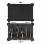 5 tk kiirterasest 4241 astmeline puuriterade komplekt metalli puurimist&ouml;&ouml;riist metalli puidu puurimiseks koos