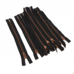 10 t&uuml;kki vaigurulliga t&otilde;mblukk, suletud otsaga t&otilde;mblukk &otilde;mblustarvete jaoks, must