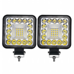 3-tolline 32LED 96W 21LED t&ouml;&ouml;tuli 4X4 auto LED prožektor Square Round Auto Truck Boat maastur ATV Traktor Offroad Mini Led baar Tarvikud 12V 24V 2pcs 96W work light