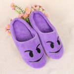Soojad siseruumides kasutatavad emotikonide sussid Talvised puuvillased pl&uuml;&uuml;ssussid Emotikonide kingad Smiley Emoticon Talvised pehmed multifilmikingad 38-39