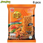 Yum Yum Sood-Ded, Seafood Pad Char Flavor, 80 g, 6 tk / 12 tk / 24 tk - Tai kiirnuudlid 80 g x 6 pcs