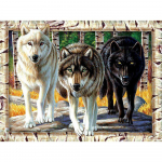 Teemanttikandid Pildihelmed Hunt Rhinestone Maalimine Teemantmaaling Loomad Hundi Tapeet Full Round 20x30CM