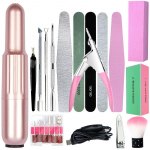 Manik&uuml;&uuml;rikomplekt K&uuml;&uuml;nel&otilde;ikur Akr&uuml;&uuml;lgeel Kunstk&uuml;&uuml;nel&otilde;ikur K&uuml;&uuml;nel&otilde;ikur K&uuml;&uuml;nteotsa komplekt koos k&uuml;&uuml;nenaha l&uuml;kkamiskomplektiga Akr&uuml;&uuml;l manik&uuml;&uuml;ri hooldusvahendid