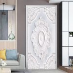PVC veekindel uksekleebis valge puit isekleepuv tapeet uksed renoveerimine elutuba magamistoa sisekujundus Peel and Stick plakat MT-2264