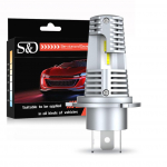 1tk H4 9003 HB2 LED Canbus No Error Mootorratta esitule pirn CSP LED Moto kaug-/l&auml;hitulelatern Roller tarvikud Udutuli 12V