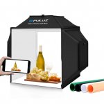 PULUZ PU5042B 40cm * 40cm kokkupandav LED valgustelk lauaarvuti fotostuudio valguskast Softbox 480tk LED US Plug