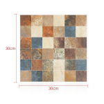 5 tk retro isekleepuv PVC tellismustriga tapeet k&ouml;&ouml;k veekindel telliskivitapeet seinakleebis Vannitoa taustasein isekleepuv 30*30