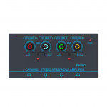 GAX-PX400 4 kanaliga stereok&otilde;rvaklappide v&otilde;imendi &uuml;likompaktne stereov&otilde;imendi metallist stereov&otilde;imendi mono/stereo nupp roheline