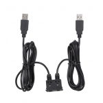 150 cm auto armatuurlaua s&uuml;vistatav kahe USB-pordi paneeli automaatne paadi kahe USB pikenduskaabli adapter must