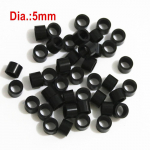 Autoklaavitav hambaravi universaalne silikoonist v&auml;rvikoodir&otilde;ngas V&auml;rvilised r&otilde;ngad k&auml;siinstrumendi v&otilde;i t&ouml;&ouml;riistade jaoks (Dia.7mm/5mm) 100pcs Black 5mm