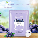 10 Pcs Face Mask Natural Fruit Extracts Hyaluronic Acid Facial Masks Moisturizing anti acne aging whitening Skin Care Masks blueberry 10pcs