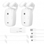 2tk Tuya WiFi intelligentne kardinamootor elektriline kardinarobot, automaatne avaja, millel pole juhtmestikku 2PCS valge