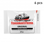 Fisherman's Friend imemistabletid, Original, Original Pastillid, Eukal&uuml;pti&otilde;li, Paprika, Glycyrrhiza, Mentool, 25 g. x 6 /12 / 24 tk 25 g. x 6 pcs