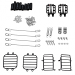 RC auto terastross metallist eesmise tagatule katte kaitsekestaga &uuml;hilduv TRX-4 TRX-6 4X4 6X6 must