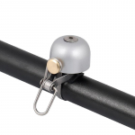 Jalgrattakell Klassikaline selge valju heliga jalgrattakell maanteede m&auml;gijalgratta juhtraudade jaoks Jalgratta vasest sarve ohutuse hoiatusalarm must