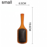 For aveda Massage Comb Gasbag Antistaatiline juuste &otilde;hkpadi puidust juuksehari m&auml;rg lokkis detangle juuksehari juuksuri kujundamine koobaltsinine