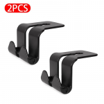 SEAMETAL Auto peatoe riidepuu Auto tagaistme riputuskonksud S&otilde;iduki peatoe riidepuu hoidiku konksud 2PCS must