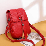 Vintage Tutt Crossbody kott naistele PU nahast &otilde;lakott Telefoni rahakott Mood v&auml;ike kandiline kott Mini k&auml;ekott 14x7x21cm pruun