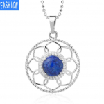 Moodne &uuml;mmargune s&uuml;nteetilisest kivist ripats kaelakee meestele ja naistele tiger eye necklace