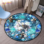 Genshin Impact &uuml;mmargused vaibad magamistuppa Multifilmi vaibad elutuppa lastele Pehme vaip libisemisvastane p&otilde;randamatt Kodukaunistus Matkapiknik 60cm