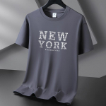 Newyork 10 Colors Pure Cotton Meeste T-s&auml;rk &Uuml;markaelusega l&uuml;hikeste varrukatega Meeste T-s&auml;rk suur suurus S-6XL 5XL