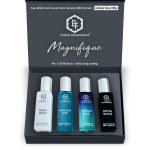 Parag Fragrances Magnifique Parf&uuml;&uuml;mi Kingikomplekt/P&uuml;siva L&otilde;hnaga Parf&uuml;&uuml;mid Meestele ja Naistele/4 tk komplekt 20 ml