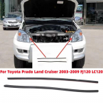 1paar auto esikaitseraua esitulede tihend, kummist voodri tihendusriba Toyota Prado Land Cruiser 2003-2009 FJ120 jaoks