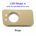 Auto armatuurlaua siseukse esitulede l&uuml;liti paneeli katte trimmi vahetus Mercedes Benz W219 CLS klass 300 350 500 jaoks W219 Beige Model A