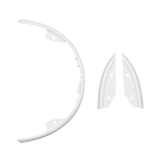 Electric Scooter Bumper Protective For Xiaomi Mijia M365 Body front and back Strips Sticker Tape Skateboard valge