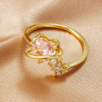 Uued Korea roostevabast terasest armsad roosad armastuse avamiss&otilde;rmused, moe peen temperament, mitmek&uuml;lgsed s&uuml;damet&auml;he s&otilde;rmused, naiste ehted