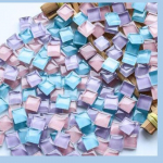 600 tk 1x1cm kristallmosaiikplaadid Pisikesed mosaiikplaadid DIY Hobid K&auml;sitsi valmistatud kristallist k&auml;sit&ouml;&ouml; k&auml;sit&ouml;&ouml;ks Vannituba k&ouml;&ouml;k Kodukaunistus DIY kunstiprojektid