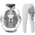 Horus Egiptuse jumal Egiptuse silm Vaarao Anubis Hoodie dressipluus Meeste r&otilde;ivakomplektid Kevad-s&uuml;gis dressip&uuml;ksid Meeste dressipluus &uuml;likond 6XL
