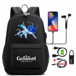 Animem&auml;ng Usb-laadimine reisiseljakott &otilde;pilastele, suure mahutavusega raamatukott poisile, t&uuml;drukule, tr&uuml;kitud l&otilde;uendist seljakott Koolikott, lastele kingitused