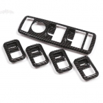 Car Window Glasses Lift Button Cover Switch Frame Trim For Mercedes Benz W204 A B C E GLA CLA GLK GLE class W176 W212 8 W166 ABS carbon frame