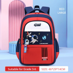 Moe Astronaut Print koolikott algkooli&otilde;pilastele Veekindel seljakaitsega laste seljakott, klass 2 3 6 Unisex raamatukott Small size lilla