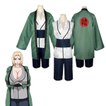 Anime Tsunade Kimono Cosplay Kost&uuml;&uuml;mid T&uuml;drukud Naiste Parukas Halloweeni Peo Karnevali Multifilmi Vormi&uuml;likonnad XXXL-Costume gray