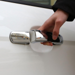 Color My Life ABS Chrome Trim auto ukse k&auml;epideme kaitsekate Ford Focuse jaoks 2 3 4 MK2 MK3 MK4 Auto Kleebis ABS For Focus