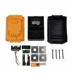 DCB200 aku plastik&uuml;mbris PCB kaitse tr&uuml;kkplaat Dewalt 18V 20V jaoks