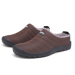 Talvised Meeste Sussid Puuvillane Plus Karusnahast Kingad Naiste Lumi &Otilde;ues Soojad Karusnahast Tossud Libisemiskindlad Soe Karvased Jalatsid Paks Platvorm Talvised Slaidid 42 pronksi