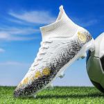 33-46 UNISEX jalgpallisaapad, n&ouml;&ouml;riga k&otilde;rge elastsusega sokk, suu treening Kunstlik kapten V&auml;lisporditreening Laste jalgpallijalatsid 33 valge