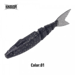 Kingdom Multi Jointed Swimbait Crankbait Slow Uping Bionic Kunsts&ouml;&ouml;da pehmed landid 01-31g-170mm-4pcs