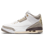 A Ma Mani&eacute;re x Air Jordan 3 Retro SP Raised By Women Naiste tossud Lilla Valge Keskmine Hall DH3434-110 35.5 white